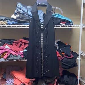 Halter cocktail dress